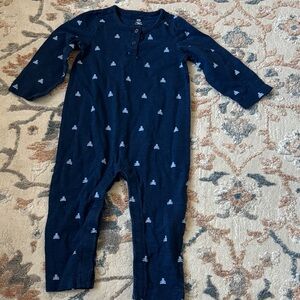 GAP Dark Blue Kids Bodysuit with White Pattern